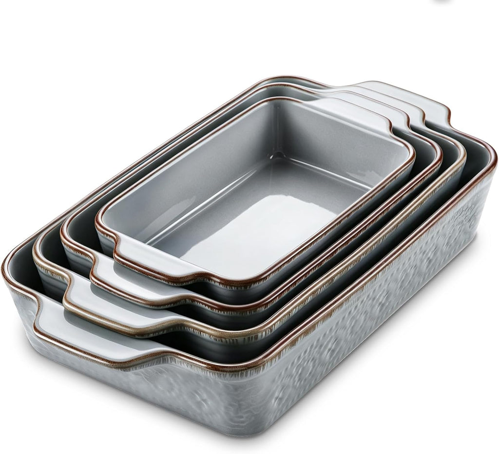 ONEMORE Casserole Dishes, Ceramic Baking Dishes, Lasagna Pans for Baking