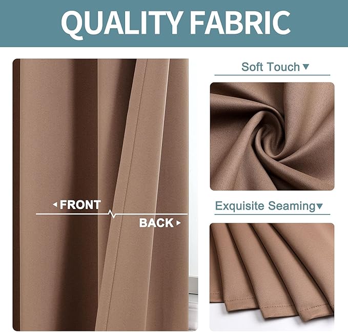 ChrisDowa Grommet Room Darkening Curtains - Image 3