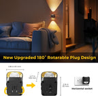 L LOHAS LED Night Light Projector, Night Lights Plug into Wall Light Sensor