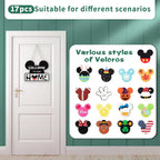 Cute Mouse Interchangeable Seasonal Welcome Door Sign