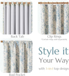 jinchan Blackout Floral Curtains - Image 5