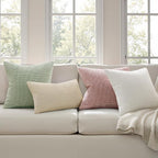 MIULEE Pack of 2 Couch Throw Pillow Covers 20x20 Inch Aesthetic Pink Modern - Image 3