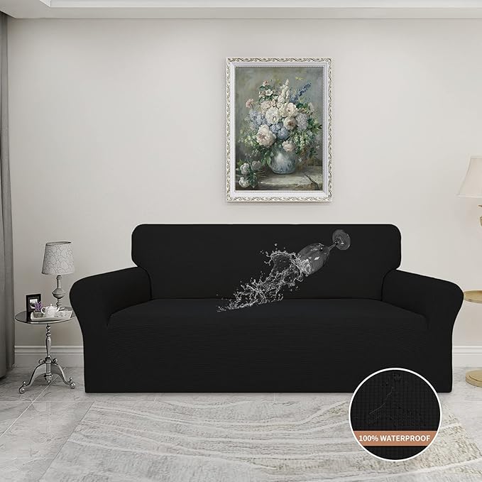 Easy-Going 100% Waterproof Couch Cover, Dual Waterproof Sofa Cover, Stretch - Image 2