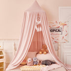 Princess Decor Canopy for Kids Bed, Soft and Durable Bed Canopy for Girls Room Tent Canopy Dreamy Mosquito Net Bedding, Children Reading Nook Canopies Indoor