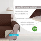 U-NICE HOME Reversible Sofa Cover Couch Cover - Image 3