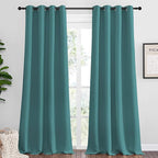 NICETOWN Sea Teal Blackout Curtains 102 inches Length by NICETOWN