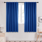 Deconovo Blackout Curtains, Thermal Insulated, W52 x L63 2 Panels, Back Tab by Deconovo
