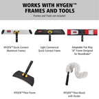 Rubbermaid Commercial Products HYGEN Quick-Connect Adjustable Extension Handle/Pole, Lightweight Cleaning Tool for Floors/Walls/Ceilings/Windows for Janitorial/Residential/Commercial/Business, 4ft - 6ft, Aluminum, Yellow