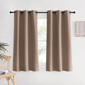 NICETOWN Blackout Window Curtains 60 inch Length, Cappuccino, 2 Panels by NICETOWN