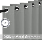 Yakamok Dove Grey Room Darking 96 Inch Length 2 Panel Sets - Image 2