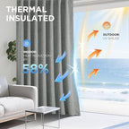 Joydeco Blackout Curtains for Bedroom - Image 4