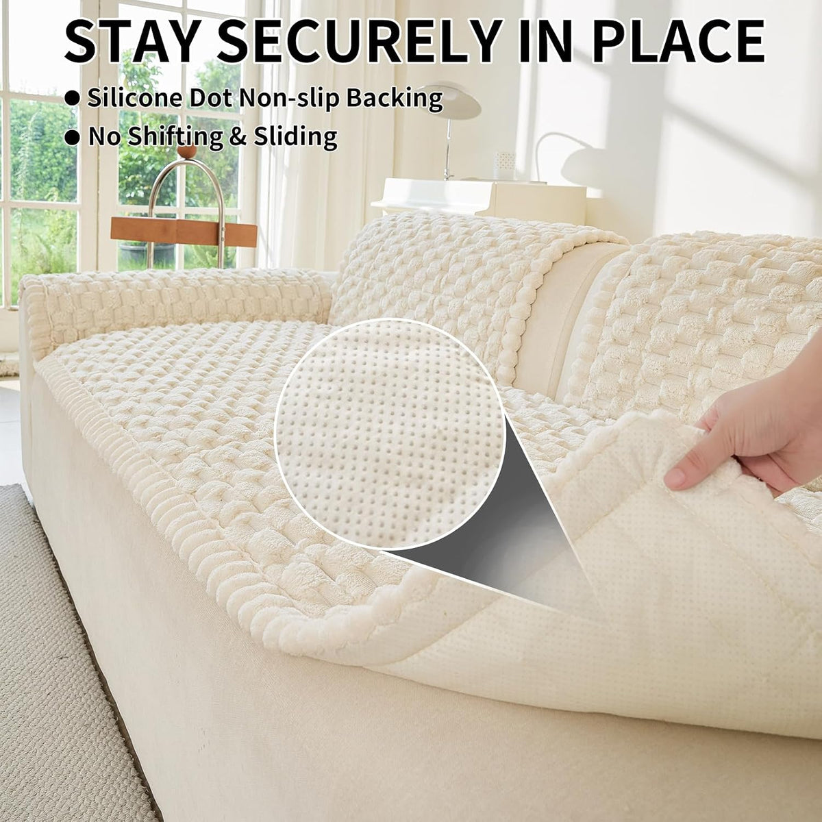 Deep Dream Waterproof Couch Cover for Dogs, Anti-Scratch Pet Sofa Protector