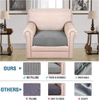 H.VERSAILTEX Stretch Couch Cushion Covers Individual Seat Sofa Chair Slipcovers - Image 2