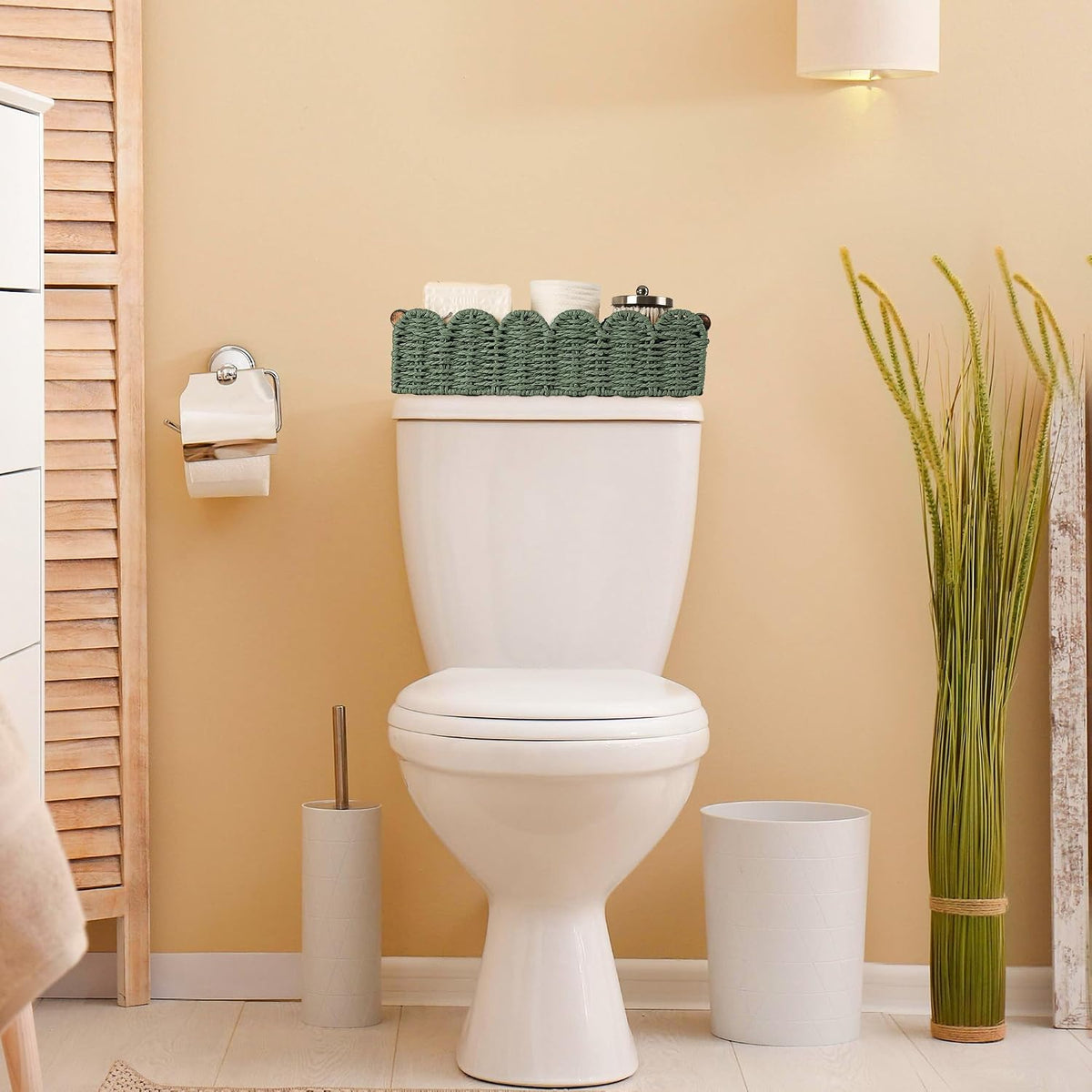 Bathroom Decor Basket for Toilet Paper Storage Baskets For Organizing