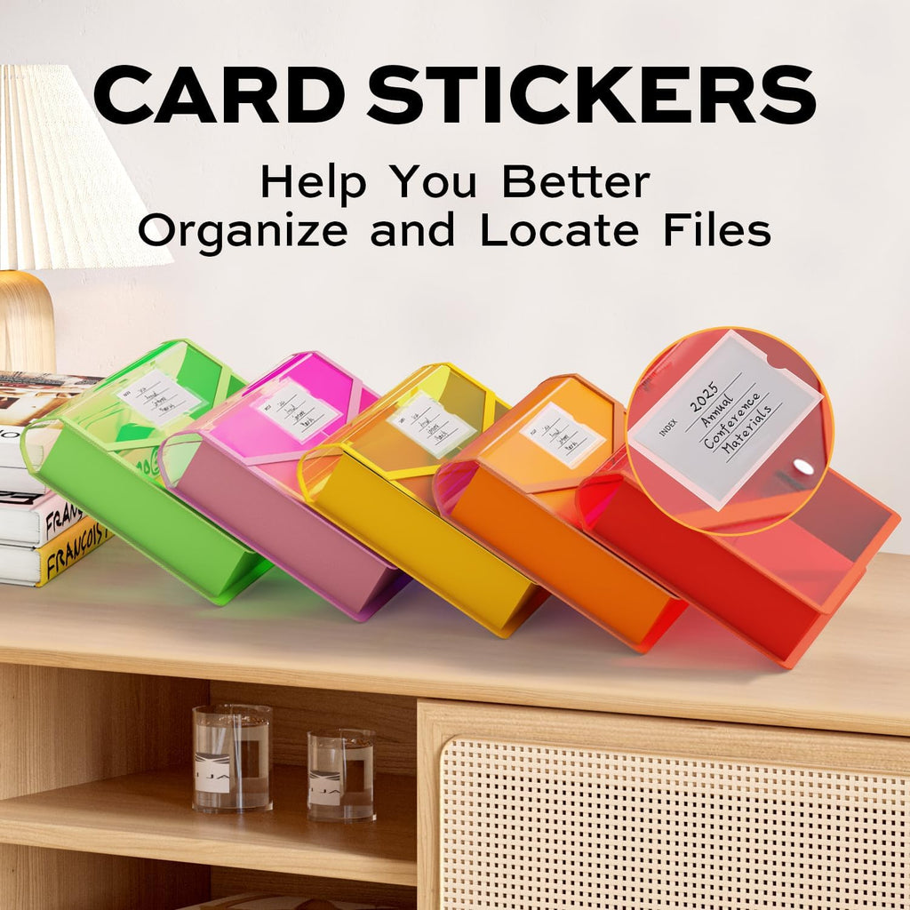 Deli 10 Pack Plastic Expanding File Folder, Colorful File Folder Organizer