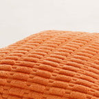 Fancy Homi 4 Packs Orange Fall Decorative Throw Pillow Covers 18x18 Inch - Image 5