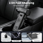 Foretoo Compressed Air Duster,130000RPM Super Power LED Display Electric Air Duster with Extended Runtime,Rechargeable Air Blower for Home,Camera,Car,Computer,Keyboard