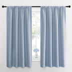 NICETOWN Blackout Curtains for Living Room, Vintage Blue, 2 Panels, 42 by 63 by NICETOWN