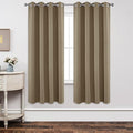 Joydeco Blackout Curtains 72 Inch Length 2 Panels Set, Thermal Insulated Long by JOYDECO