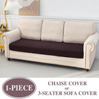 Couch Cushion Cover Chaise Lounge Cover Washable Separate Seat Chaise Couch - Image 3