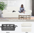 Easy-Going Stretch Oversized Chair Sofa Slipcover 1-Piece Couch Sofa Cover - Image 5