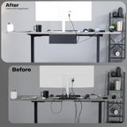 VIVO Extra Deep Under Desk Cable Management Tray, 16.5", Holds 11 lbs