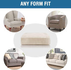H.VERSAILTEX Velvet Stretch Couch Cushion Cover Plush Cushion Slipcover - Image 7