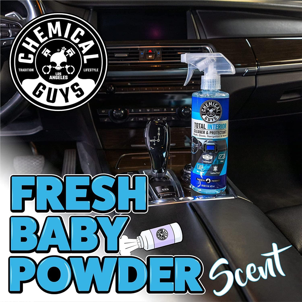 Chemical Guys, Total Interior Cleaner, Protectant & Car Detailer, 1 Gallon