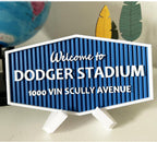 Dodger Stadium Sign for Baseball Fan, 3D Decorative Collectible Accessory