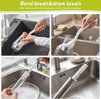 Crevice Cleaning Brush, 18 Pcs | Cleaning Brush | Hard Bristle Scrub