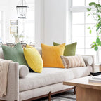 Topfinel 22x22 Decorative Large Throw Pillows Covers Set of 4, Couch Sofa - Image 4