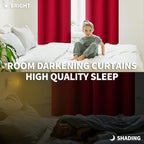 BGment Room Darkening Curtains 72 Inches Long - Image 3