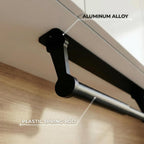 Paper Towel Holder - Self-Adhesive or Drilling, Black, Wall Mounted, Kitchen Roll Dispenser Under Cabinet or Inside Cabinet