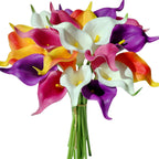 Mandy's 20pcs Colorful Calla Lily Artificial Flowers