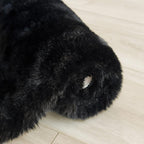 ORINOVA Black Rabbit Shaggy Fur Rug - Image 9