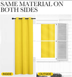 NICETOWN Bright Yellow Curtains 108" Long - Image 6