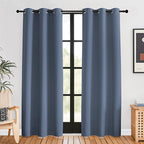 NICETOWN Blackout Curtains for Bedroom, Stone Blue, 42-inch Wide x 80-inch Long by NICETOWN