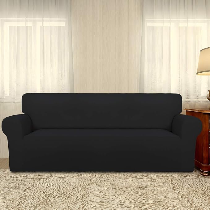 PureFit Super Stretch Oversized Sofa Slipcover – Spandex Non Slip Soft Couch - Image 2