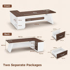 Jocoevol 78.7" L-Shaped Executive Desk, Extra Large Home Office Desk