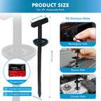 2026 Upgrade Nylon Universal Cable Tie Buckle, New Multifunctional Nylon Zip Ties, Heavy Duty Plastic Rivet T Zip Ties Style for Car Repair, Home Use and Cable Management (150 PCS)