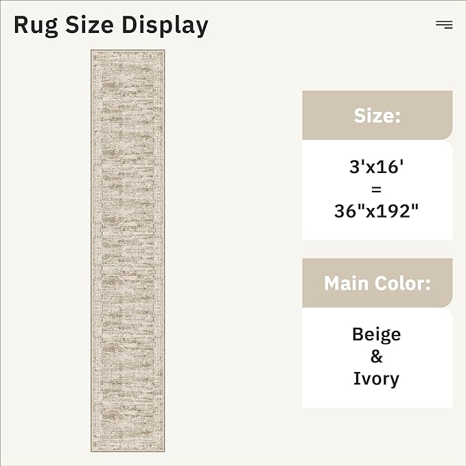 Hallway Runner Rug 3x16 - Image 5