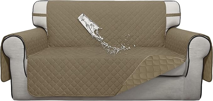 ISSUNTEX Double Protection 100% Waterproof Loveseat Sofa Covers by ISSUNTEX