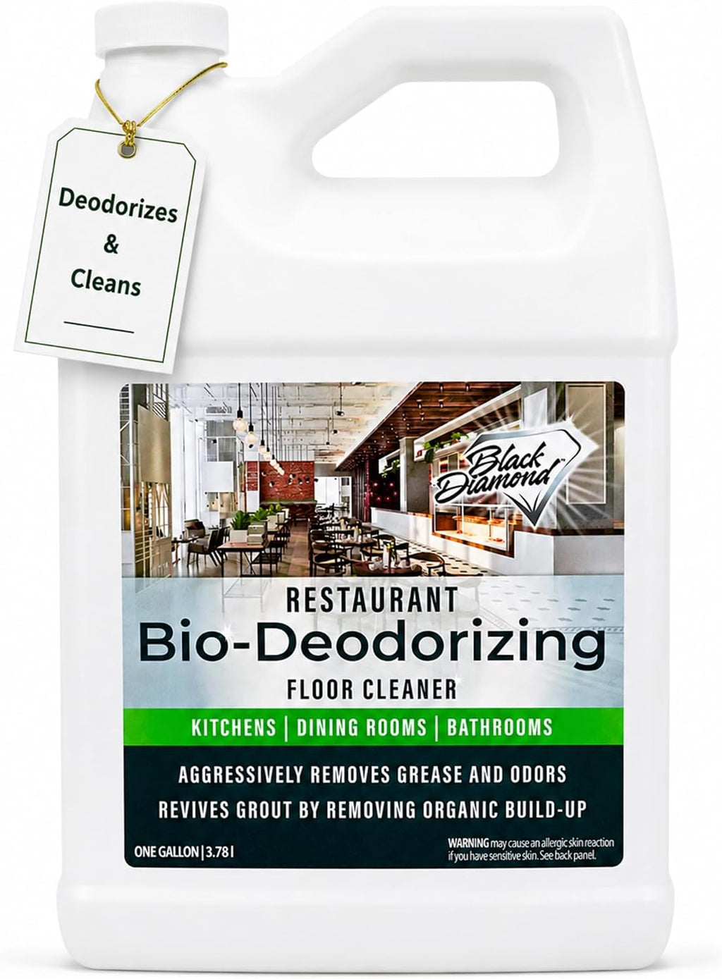 Heavy Duty Enzyme Restaurant Bio-Deodorizing Floor Cleaner - 1 Gallon