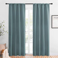 NICETOWN Greyish Blue Blackout Curtains Panels by NICETOWN