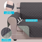 U-NICE HOME Large Sofa Cover Reversible Couch Cover - Image 3