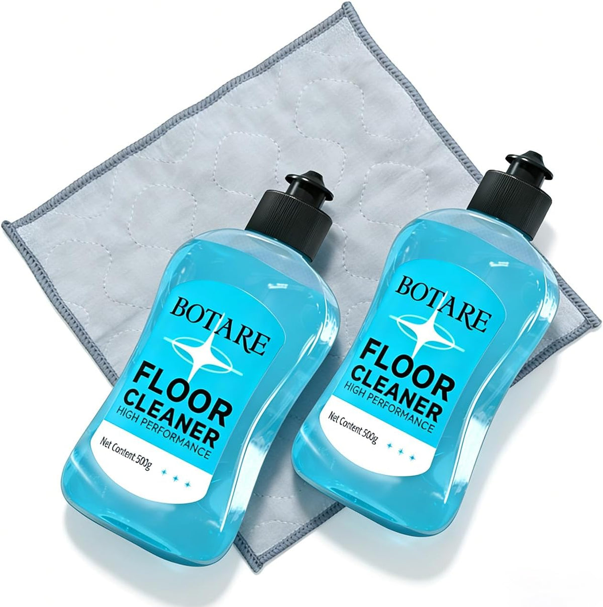 Floor Cleaner for Moping,sakura Scent, 2 * 17.6 Fl Oz +1 Clean Cloth