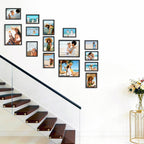 DUENPY 15 Pack Mixed Size Gallery Collage Frame Black