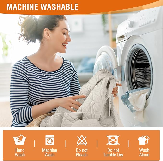 VANSOFY Waterproof Recliner Couch Covers, Sofa Covers Non-Slip 1-Piece Washable - Image 5
