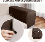 Couch Arm Covers 2 Pcs Sofa Armrest Covers Stretch Couch, Armrest Cover - Image 3