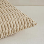 Fancy Homi 4 Packs Tan Decorative Throw Pillow Covers 12x20 Inch - Image 4